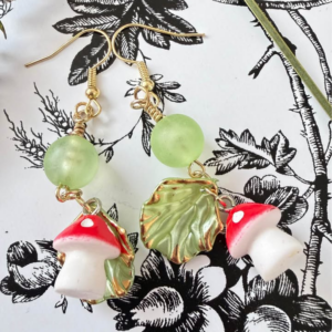 Fairy Ring Toadstool Earrings