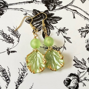 Gilded Leaf Earrings